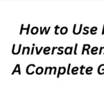 how to use rca universal remote