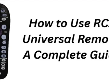 how to use rca universal remote