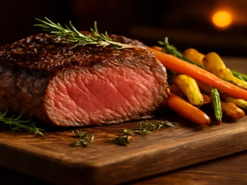 medium rare steak temp