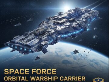 space force orbital warship carrier