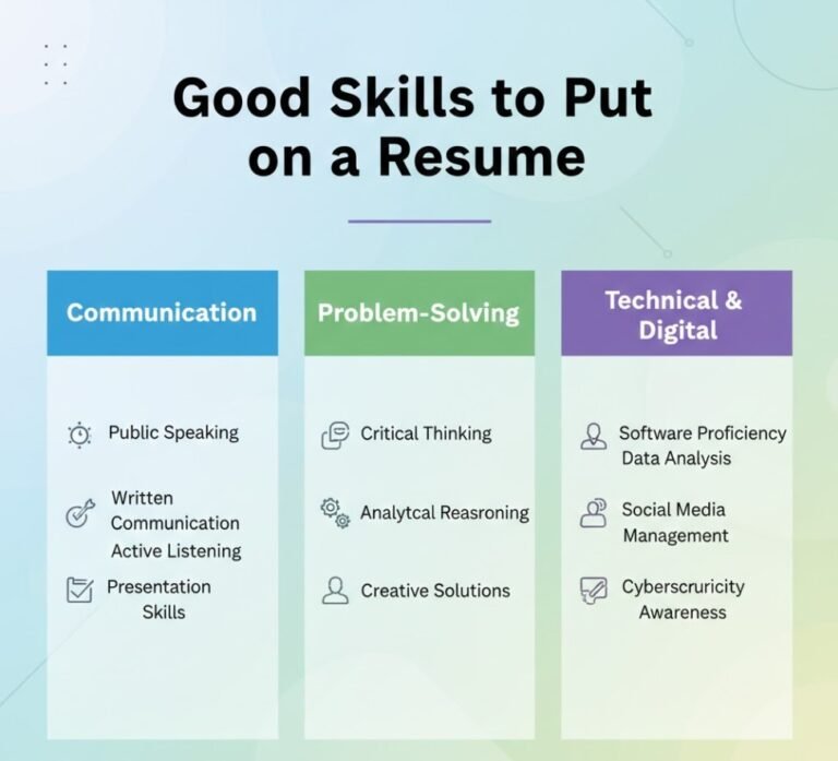 Good Skills to Put on a Resume