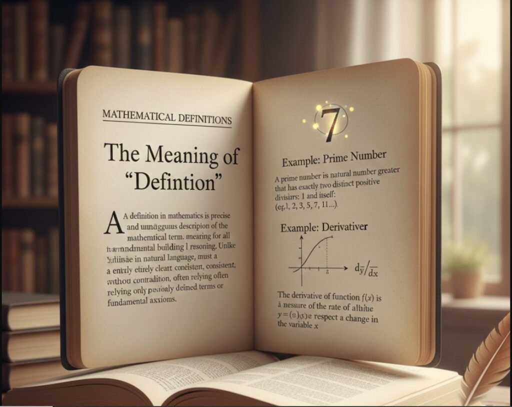 meaning of definition in math