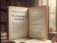 meaning of definition in math