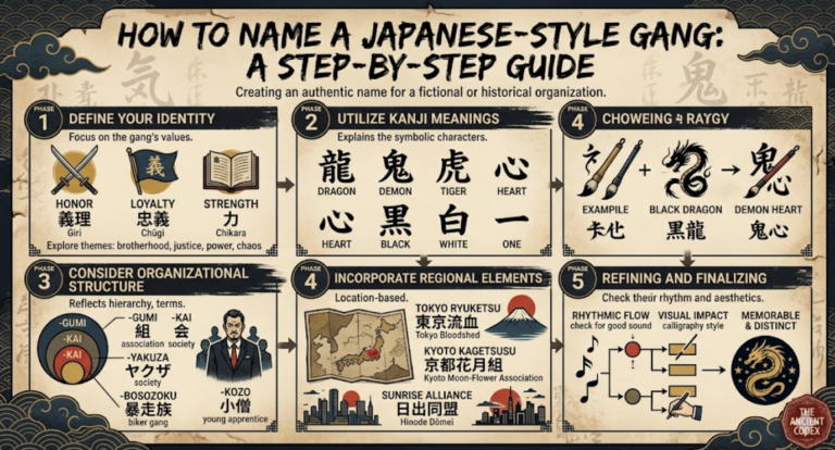 how to name a japanese style gang